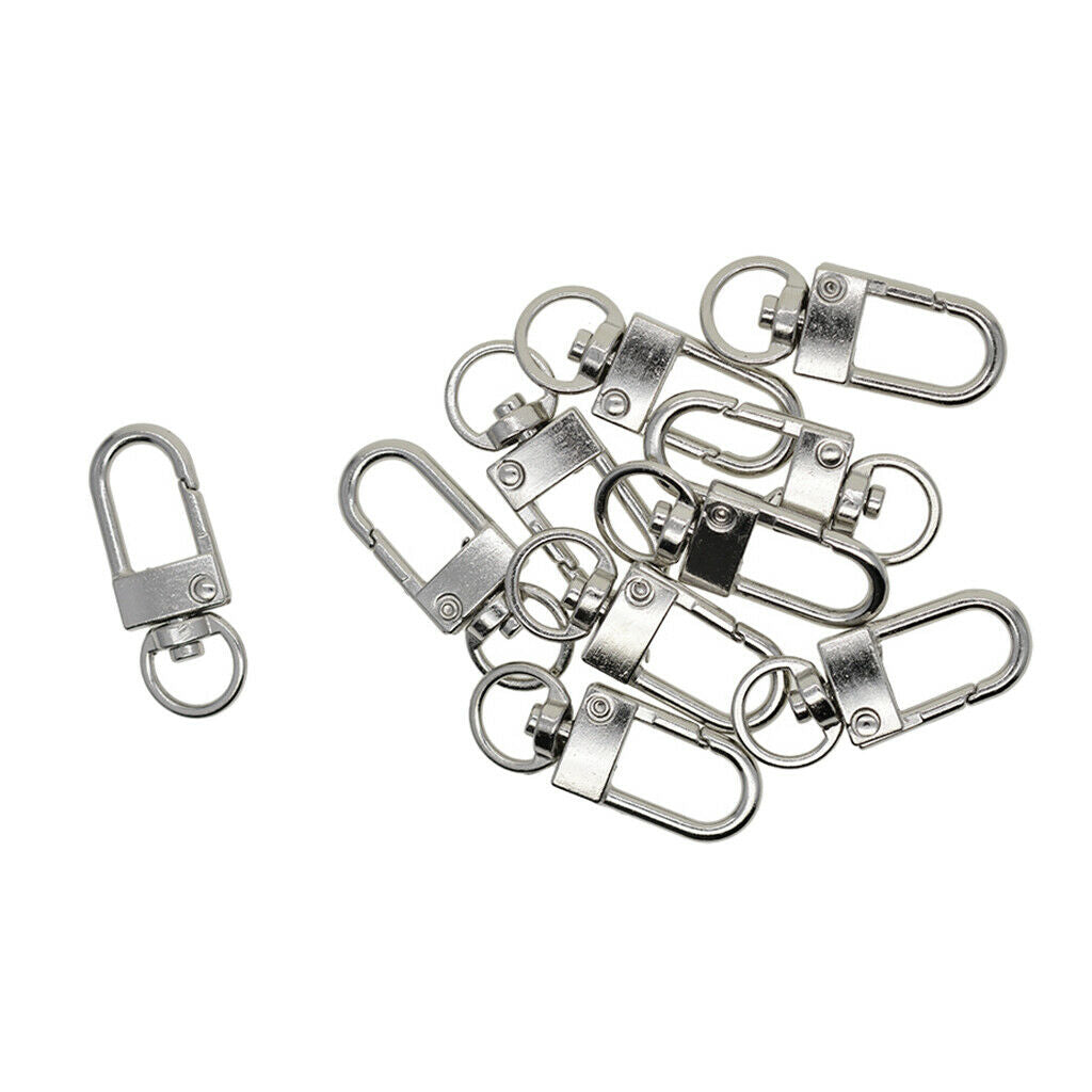 10 Pieces Metal  Locks Lanyard Snap Hook Lobster Claw Lock