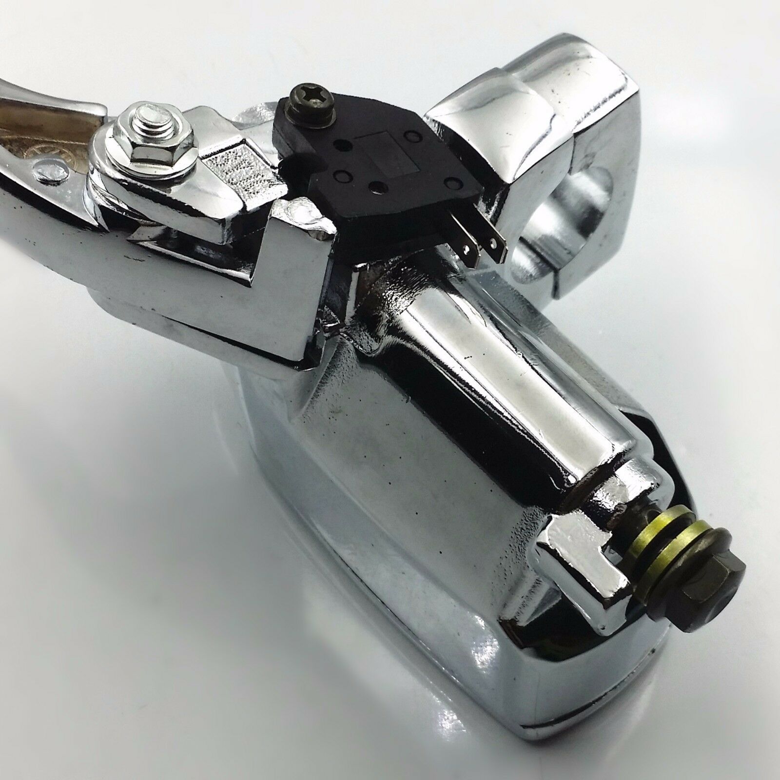 1" Handlebar Left Hydraulic Clutch Reservoir Master Cylinder Motorbike CB Custom