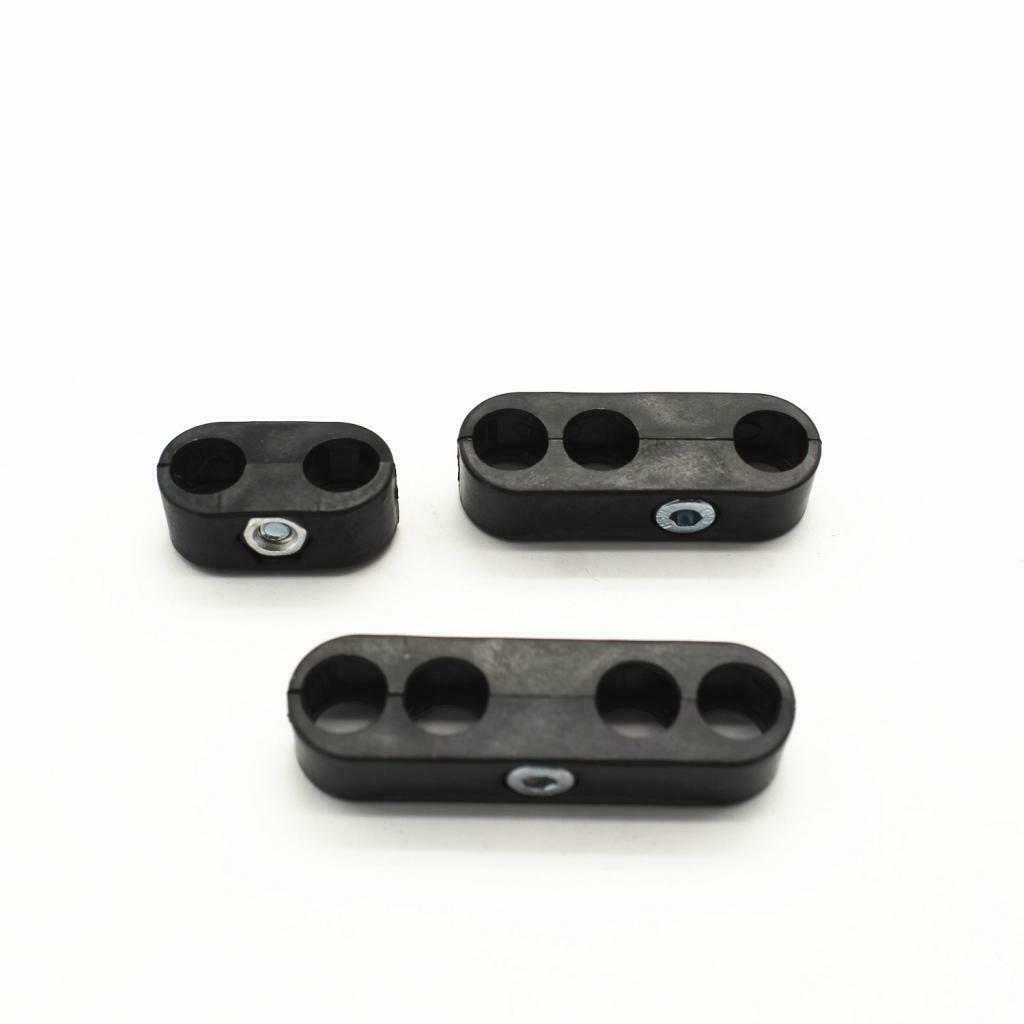 6x New Black Spark Plug Wire Cable Cord Separators Set For Chevy Ford Mopar