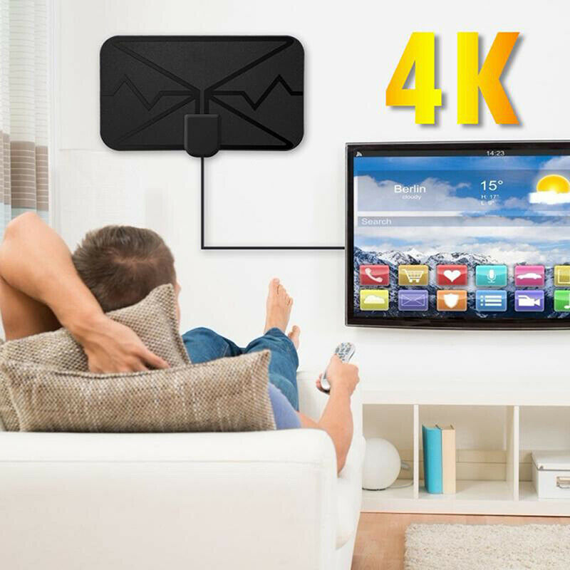 4K DVB-T2 TV Antenna-Upgraded HDTV Indoor Digital Amplified TV AntennasBDAU