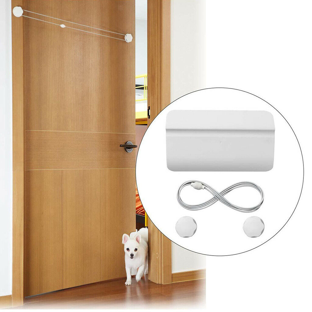 Pet Door Opener Elastic Cord Living Room Cat Open Door Easy Installation