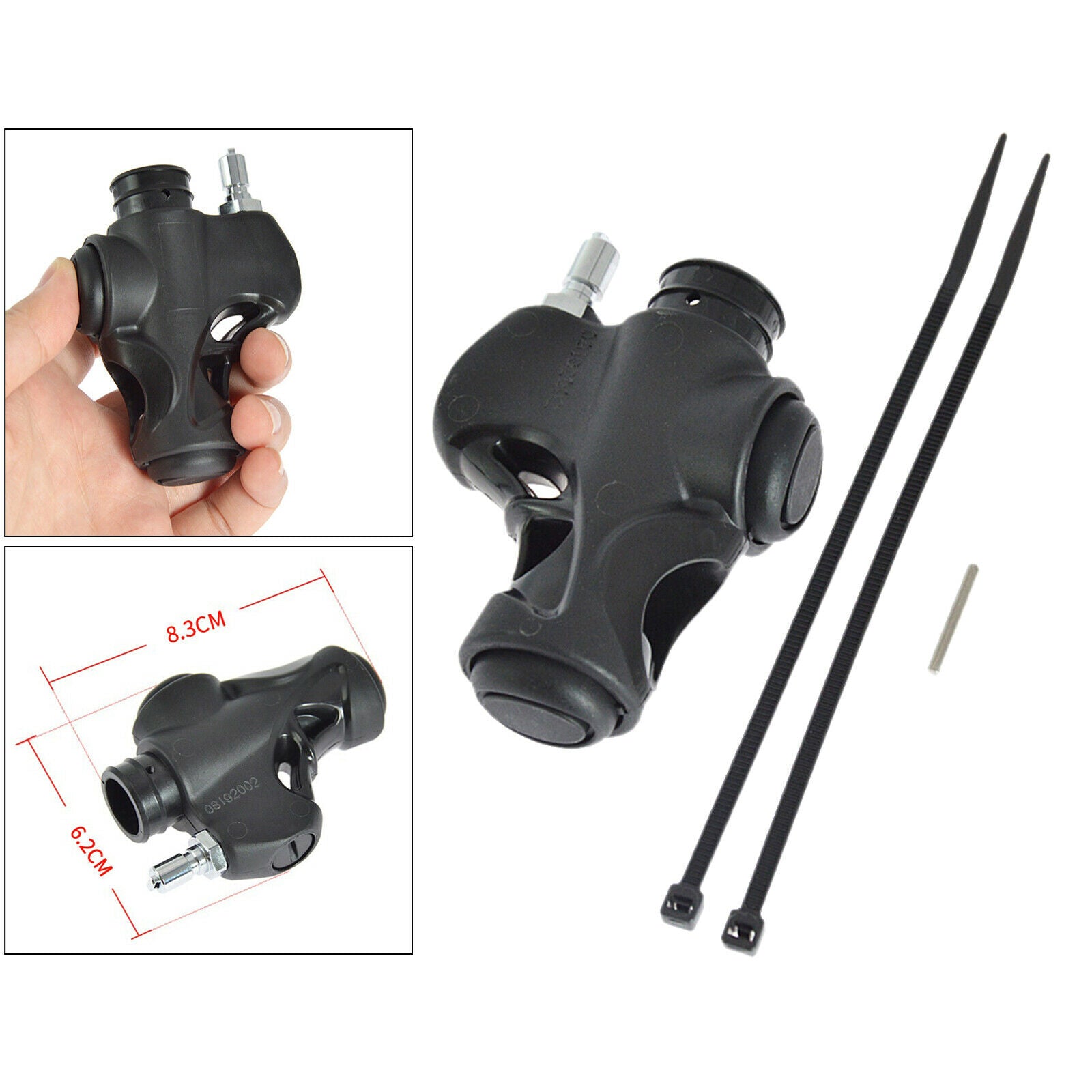 Scuba Diving Universal BCD Power Inflator 45 Degree Angled Mouthpiece Parts