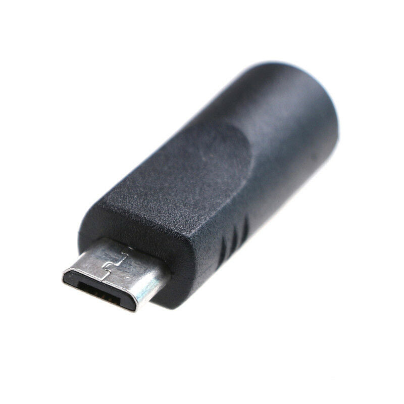 2x 3.5mm*1.1mm Female To Micro USB 5 Pin Male DC  Converter Charger Adap&.l8