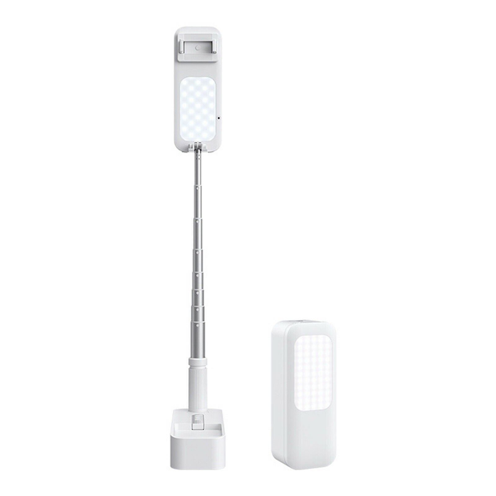 Portable Camera Fill Light Phone Holder Stand Conference Lighting Equipment