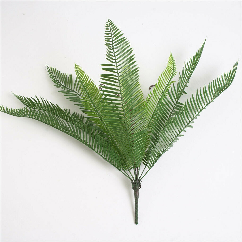 Artificial Cycas Leaves Branch Cycas Fern Leaf  With Metal Frame