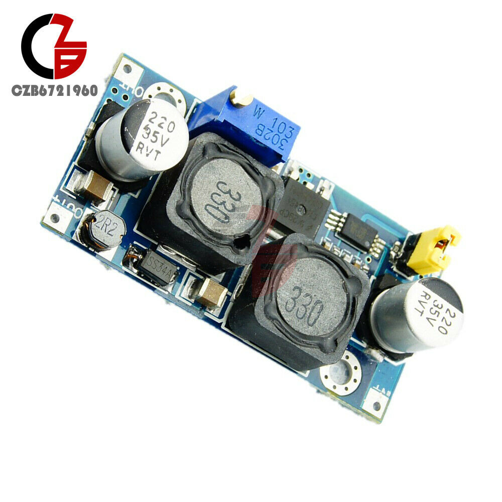 Auto DC 25W 3-15V to 0.5-30V Boost Buck Converter Solar Charge Voltage Regulator