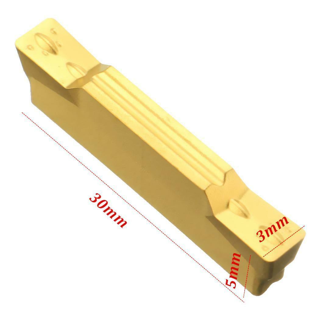 10Pcs MGMN300-M Inserts 3mm Width for MGEHR/MGIVR Lathe Tool CNC Cutter