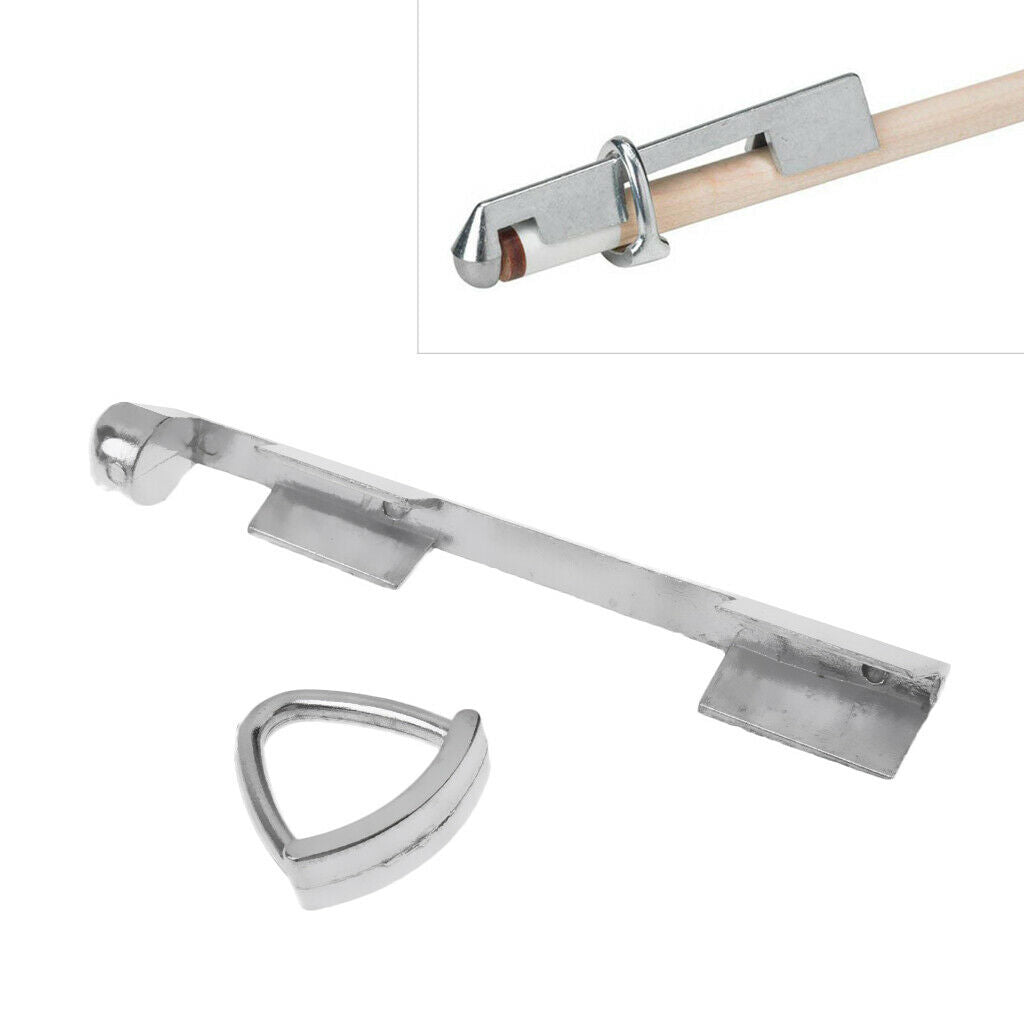 Durable Aluminum Pool Cue Clamp Pool Cue Tip Repair -Replacement Clamp Tool