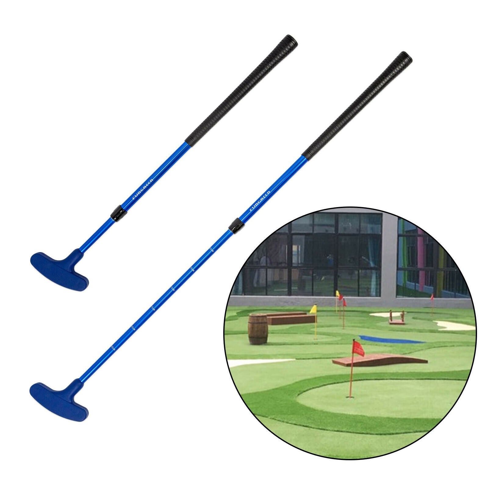 2Pcs Kids Putter Adjustable Golf - Two Way Putter Golf Putter Training