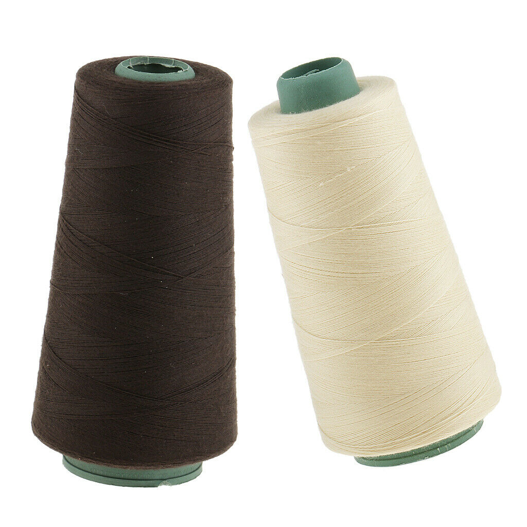 2pcs Hair Weaving Sewing Decor Thread for Wig Weft Hair Extensions Dreadlock