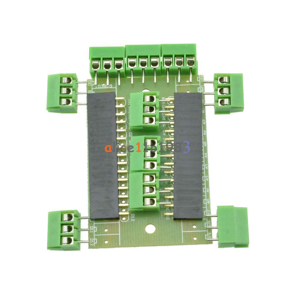 Nano V3.0 5V Micro-controller CH340G+Terminal Adapter Sheild Board for Arduino
