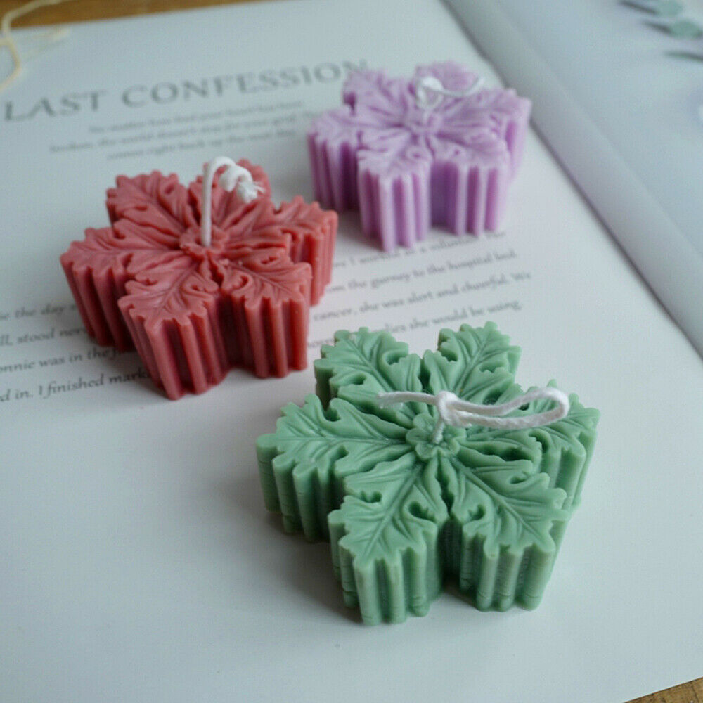 Silicone Snowflake Candle Mold Soap Aroma Wax Handmade DIY Making Supplies Tools