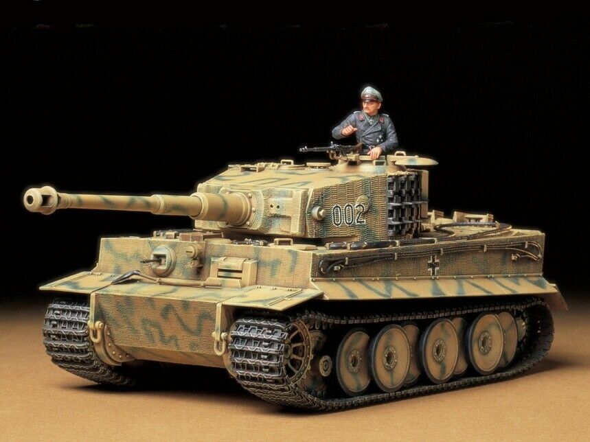 35194 Tamiya German Tiger I Mid Production 1/35th Plastic Kit 1/35 Military Tank