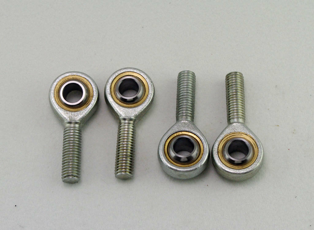 4pcs 14mm Male Rod End 2 Right and 2 Left Hand Metric Threaded Joint Bearing