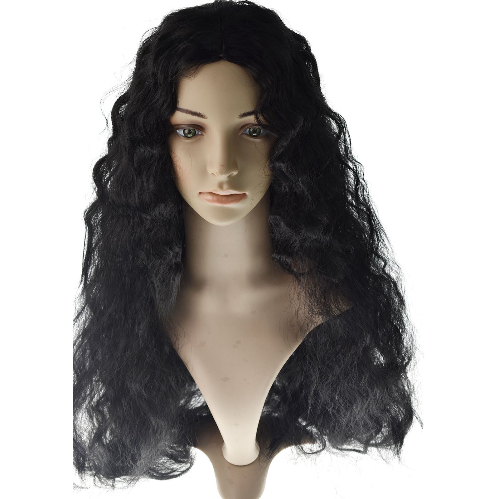 With Baby Hair Brazilian Wig Full Wigs Long Curly For Women Hair Black Synthetic