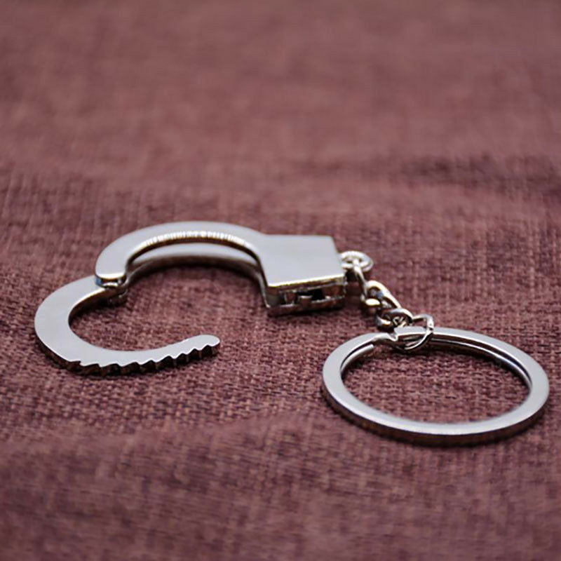 Fashion Men's New Gift Key Chains Keychain Keyfob Keyring Handcuffs Mini size