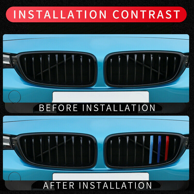 M-Sport Color Kidney Grille Insert Trims Fits For BMW 4 Series F33 F32 2014-2019