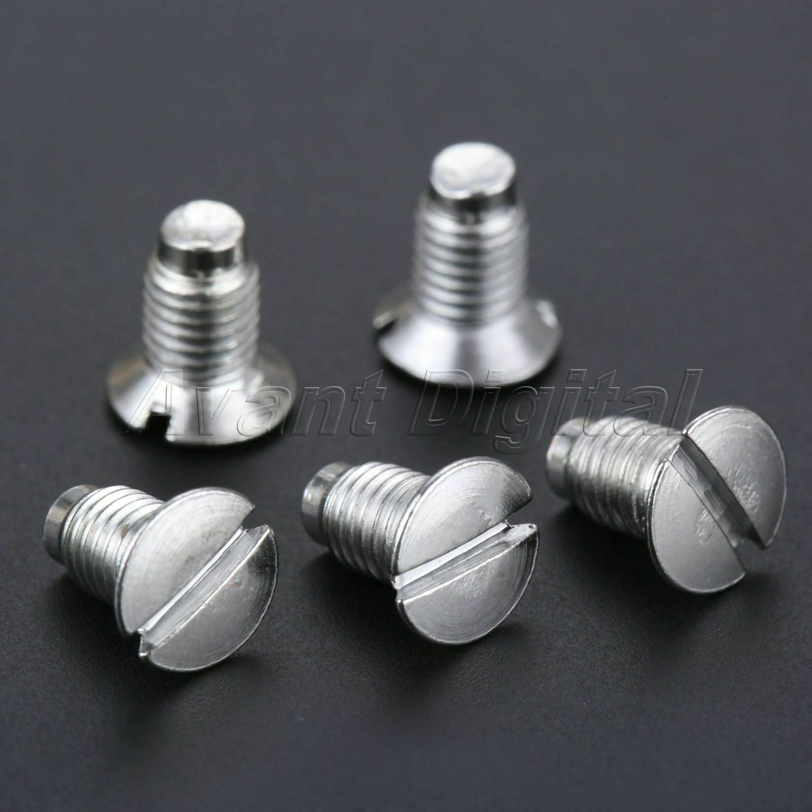 50Pcs Stainless Steel Needle Plate Screws Industrial Sewing Machine Accessories