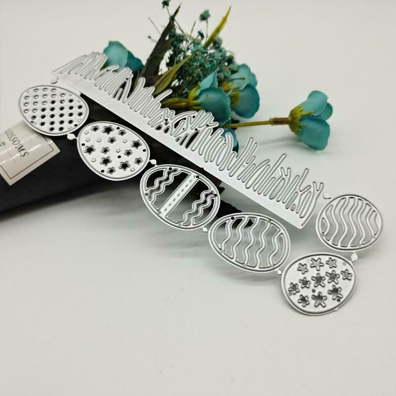 Grass Eggs Metal Cutting Dies Stencil DIY Scrapbooking Album Paper Card Template