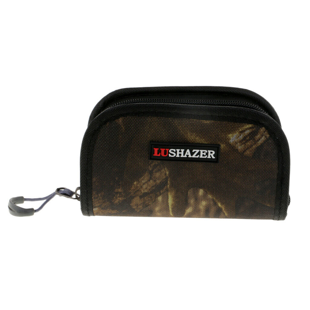 Portable Nylon Fishing Lure Pouch Bag Paillette Storage Bag Jungle Color