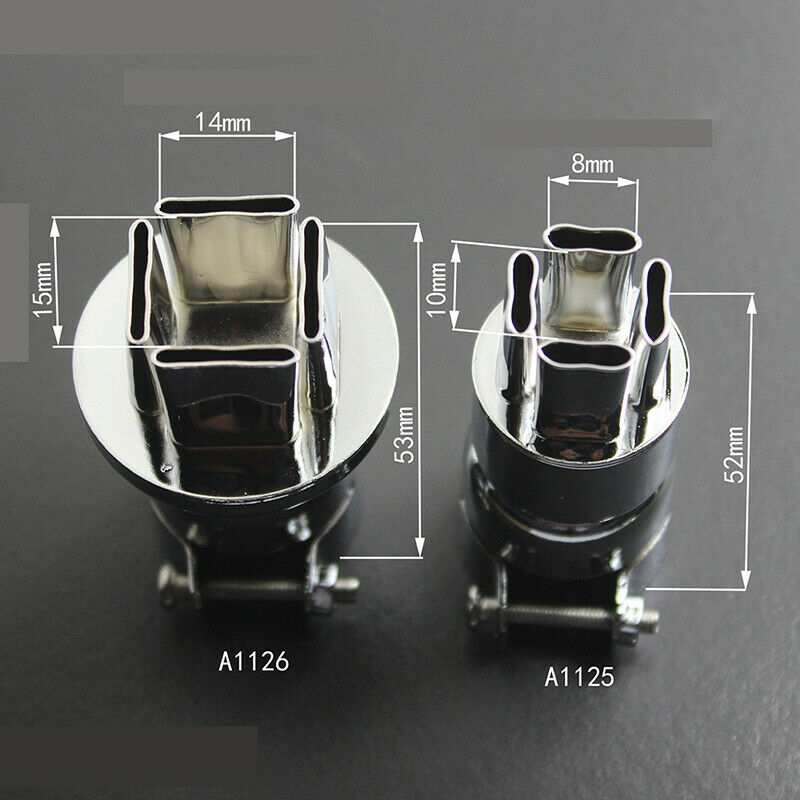 12pcs Hot Air Gun Nozzle Set For 850 Series 852D HOT AIR GUN BGA Rework StatBDA