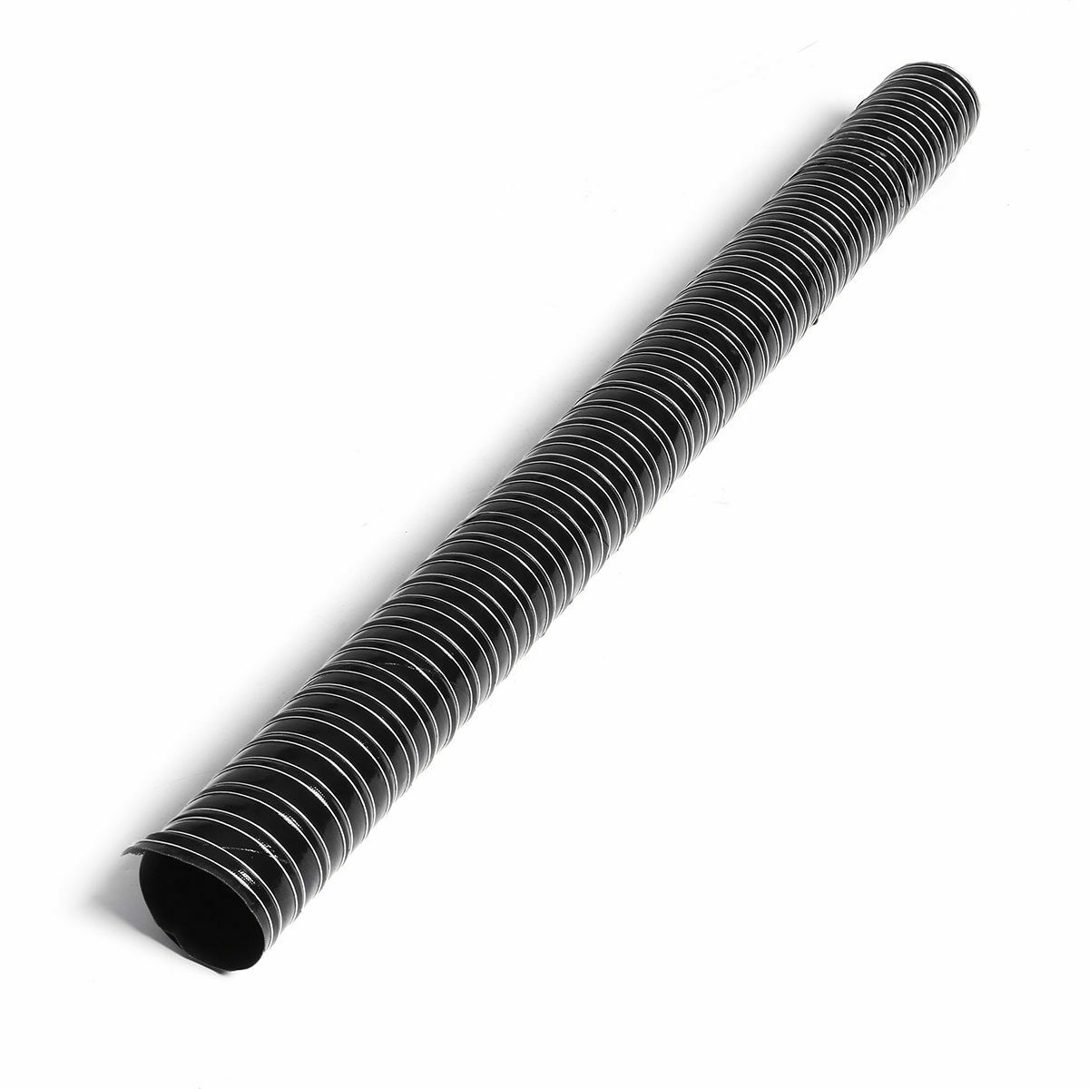 Car Hood Air Intake Pipe 1 Meter Air Ducting Hose Tube 76mm Flexible Filter Pipe
