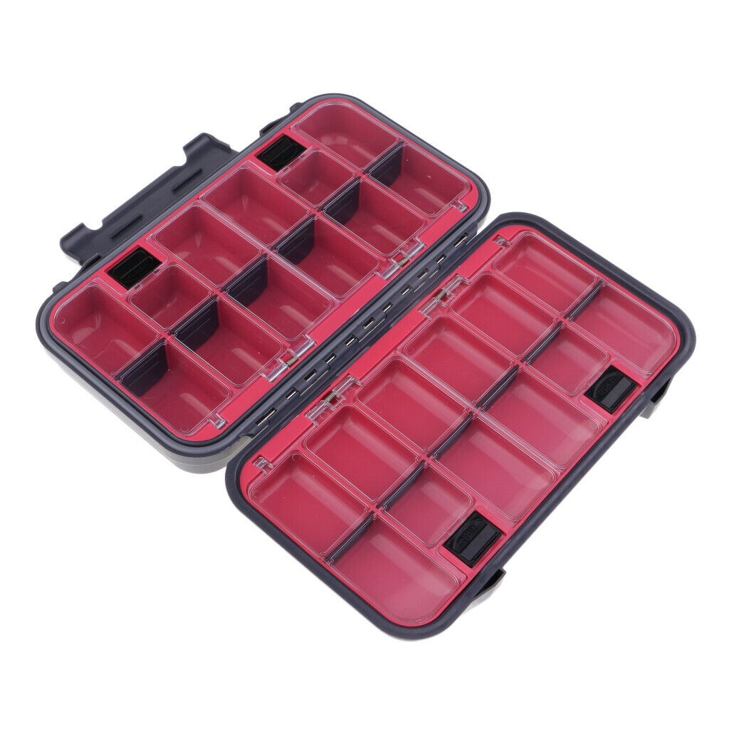 Waterproof Fishing Accessories Box Fishing Tackle Bag Box 24 Compartments