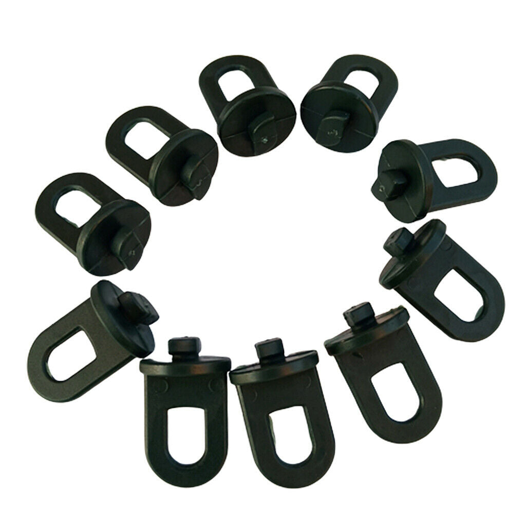 10pcs Plastic Garden Greenhouse Hanging Hooks Hangers Clips Garden Accessories