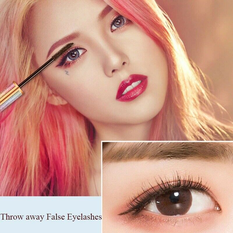 4D Charm Mascara Waterproof Lash Extensions Makeup Silk Graft Growth Fluid for