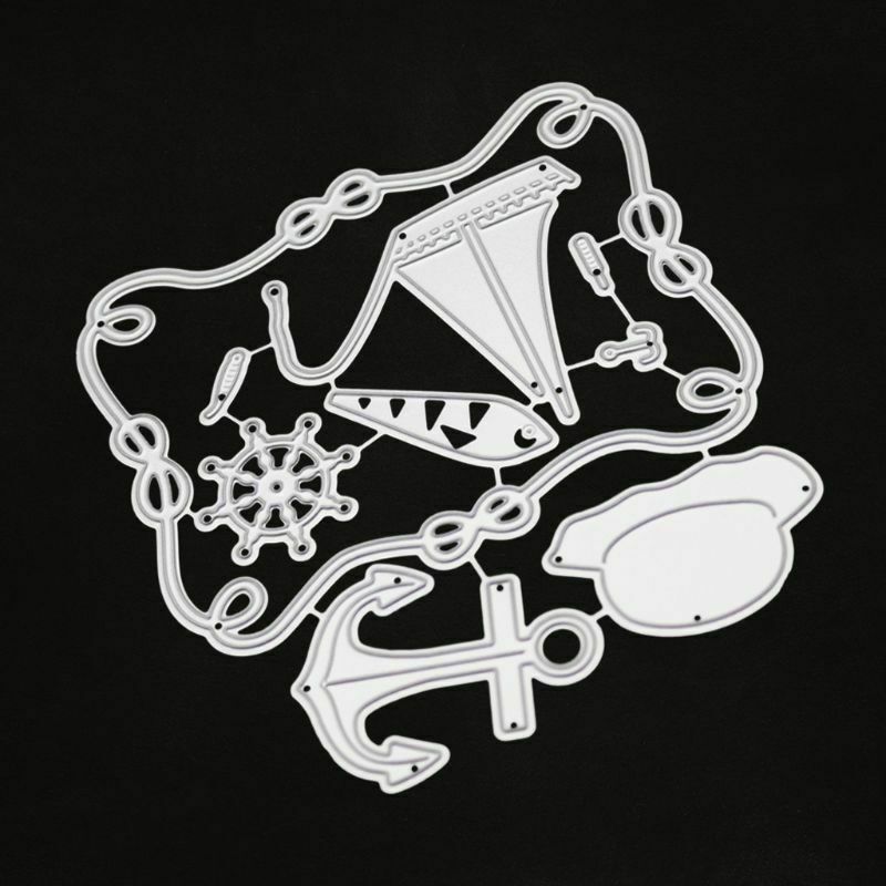 Sea Metal Cutting Dies Stencil DIY Scrapbooking Album Embossing Paper Card Craft