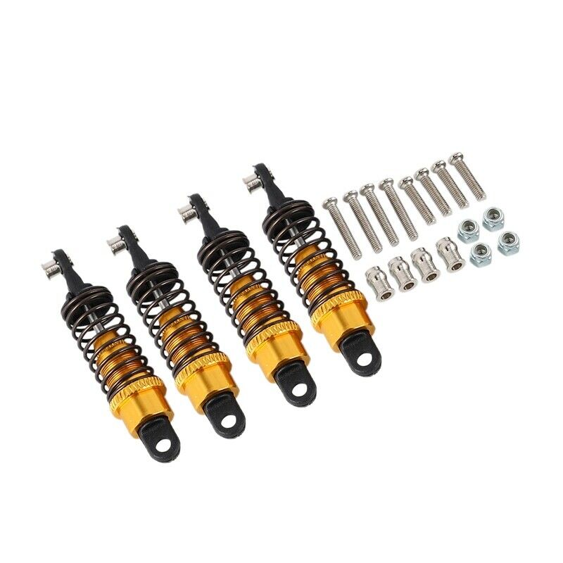 2X(4PCS Metal Shock Absorber for 1/16 RC WPL Naughty Dragon JJRC Truck UpgrO9P6)