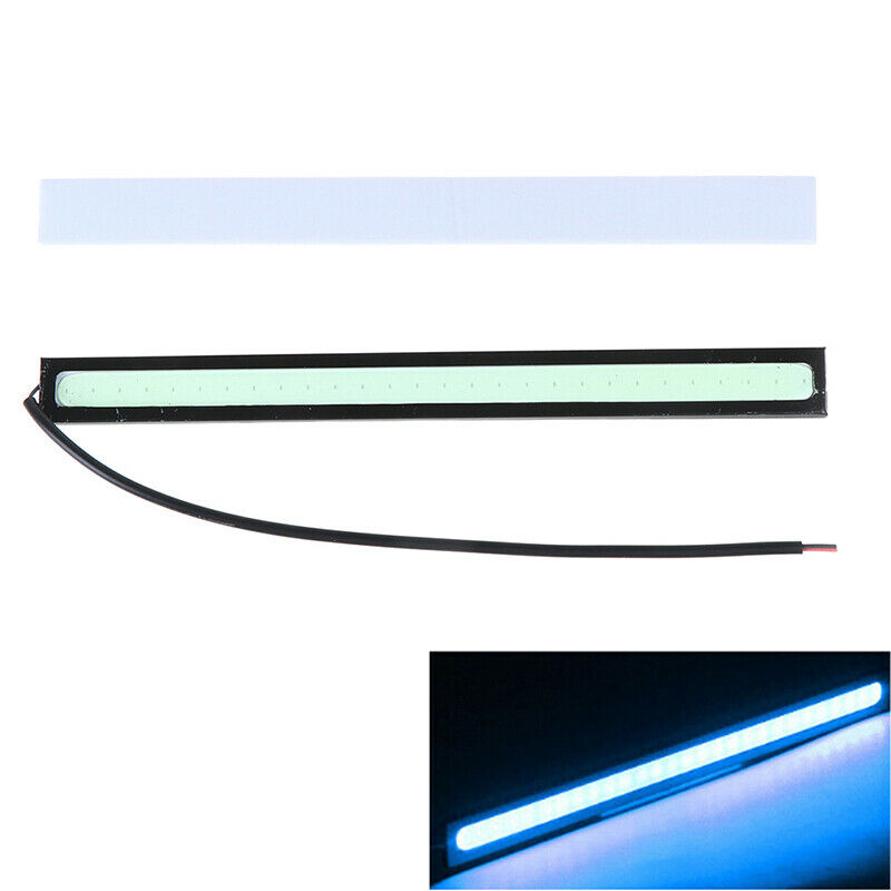 1Pc 17cm Waterproof COB Car Blue LED Lights 12V DRL Fog Light Driving La^F.l8
