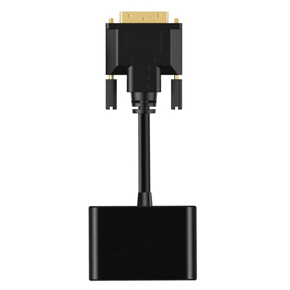 DVI to HDMI VGA Adapter Converter Support HDMI VGA Output Simultaneously