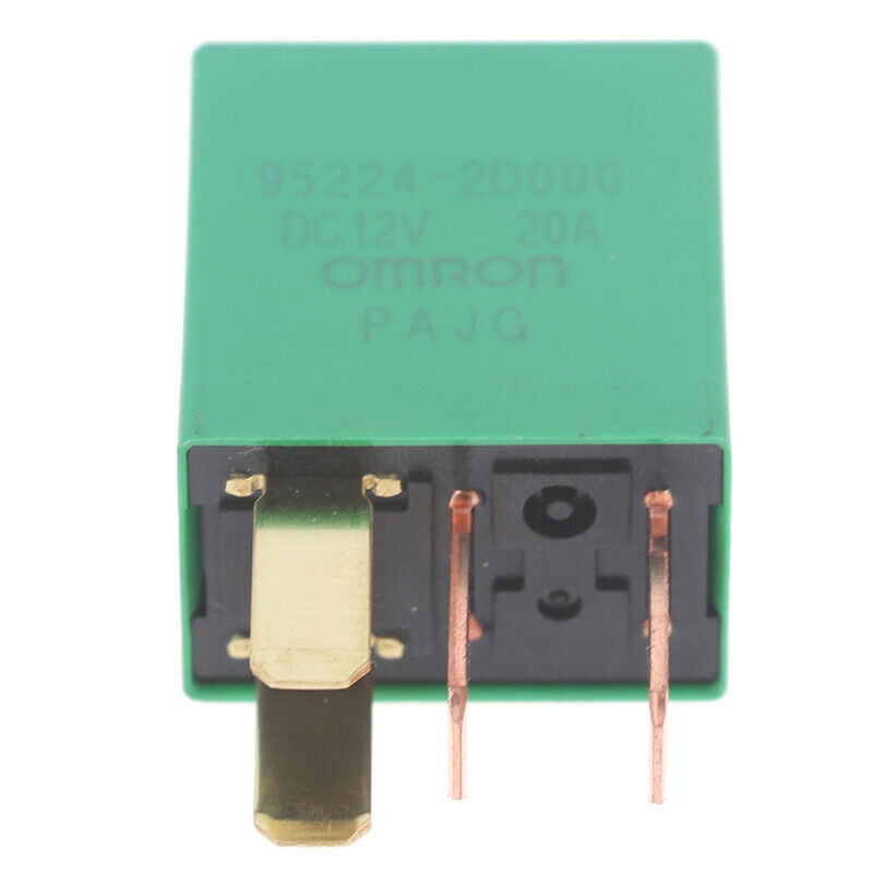 1PC Car Violet Relay for KIA 12V 20A OMRON 4 Pins Green Color Power RelayB L FT