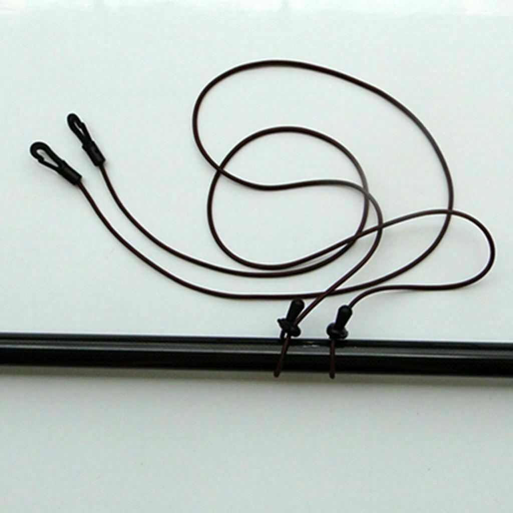 5 Pieces Durable Kayak Paddle Leash Canoe Fishing Rod Holder Shock Cord