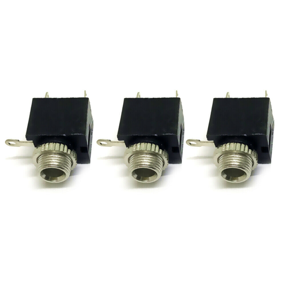 10Pcs PJ-301M 3.5mm 3 Pin DIP Female Audio Connector Headphone Jack Socket Mono