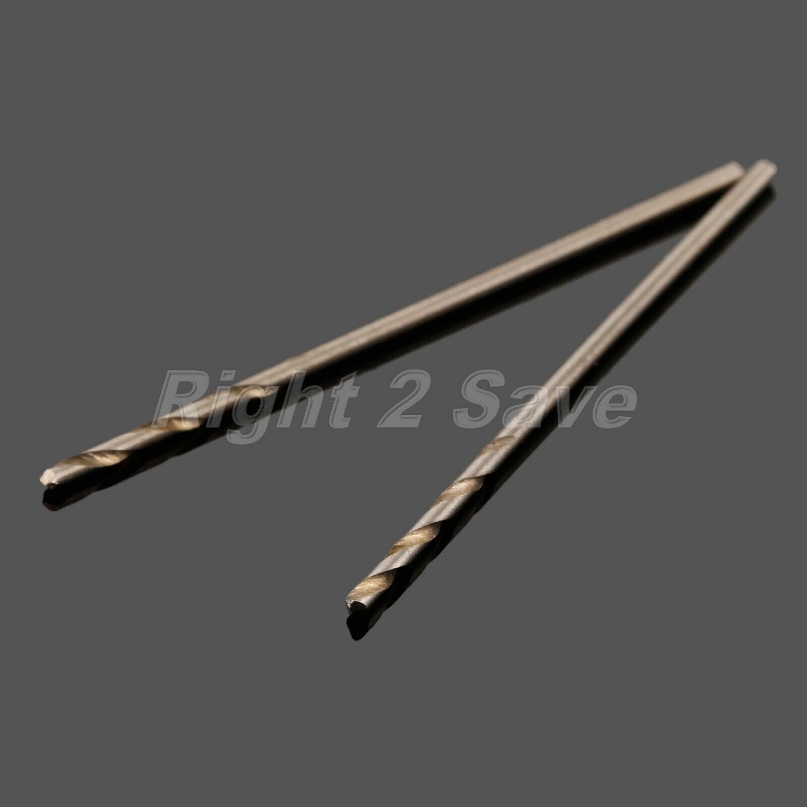 0.5mm-1.0mm Straight Shank Micro HSS Twist Drill Bits For PCB Plastic Metal R2S