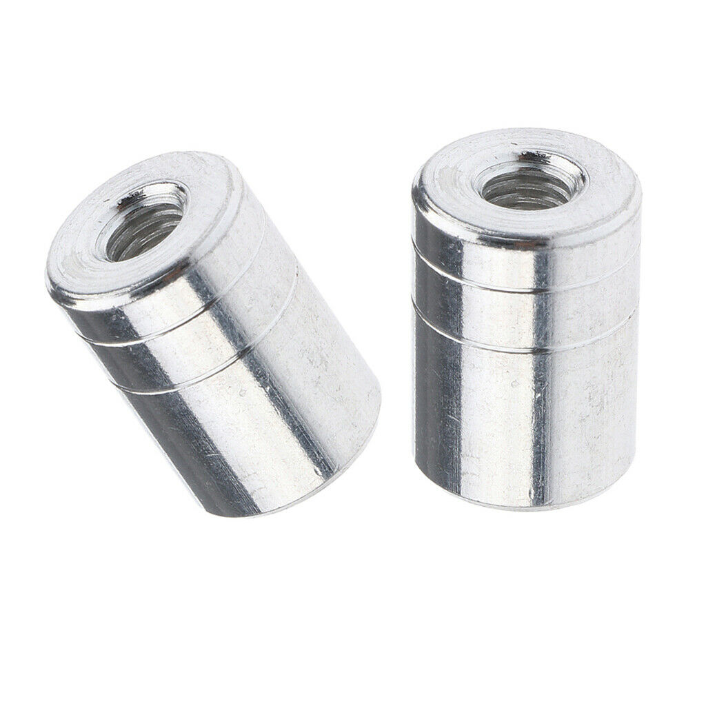 2Pcs Stainless Steel Fishing Rod Pod Connector Net Head Adapter Carp Fishing