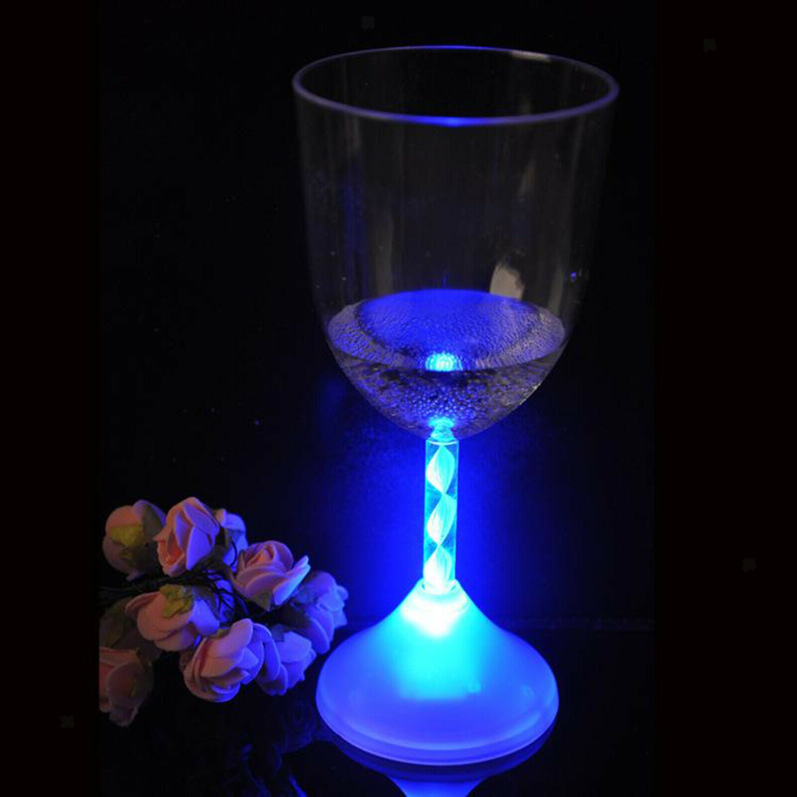 150ml Bars LED Light Up Flashing Wine Glass Goblet Colour Changing Birthdays