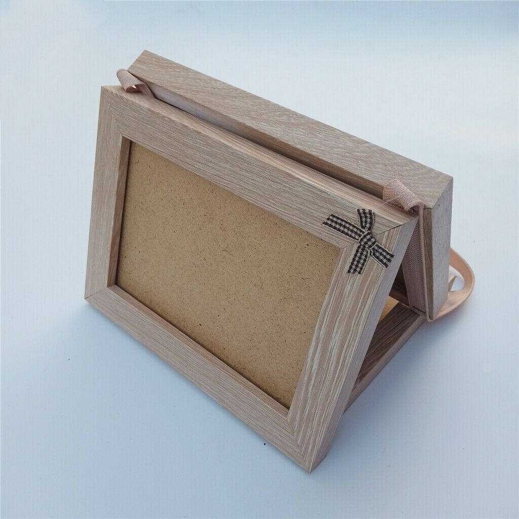 26'' Wooden Picture Frame for 7'' Photos Wall Hanging Gallery with Rope