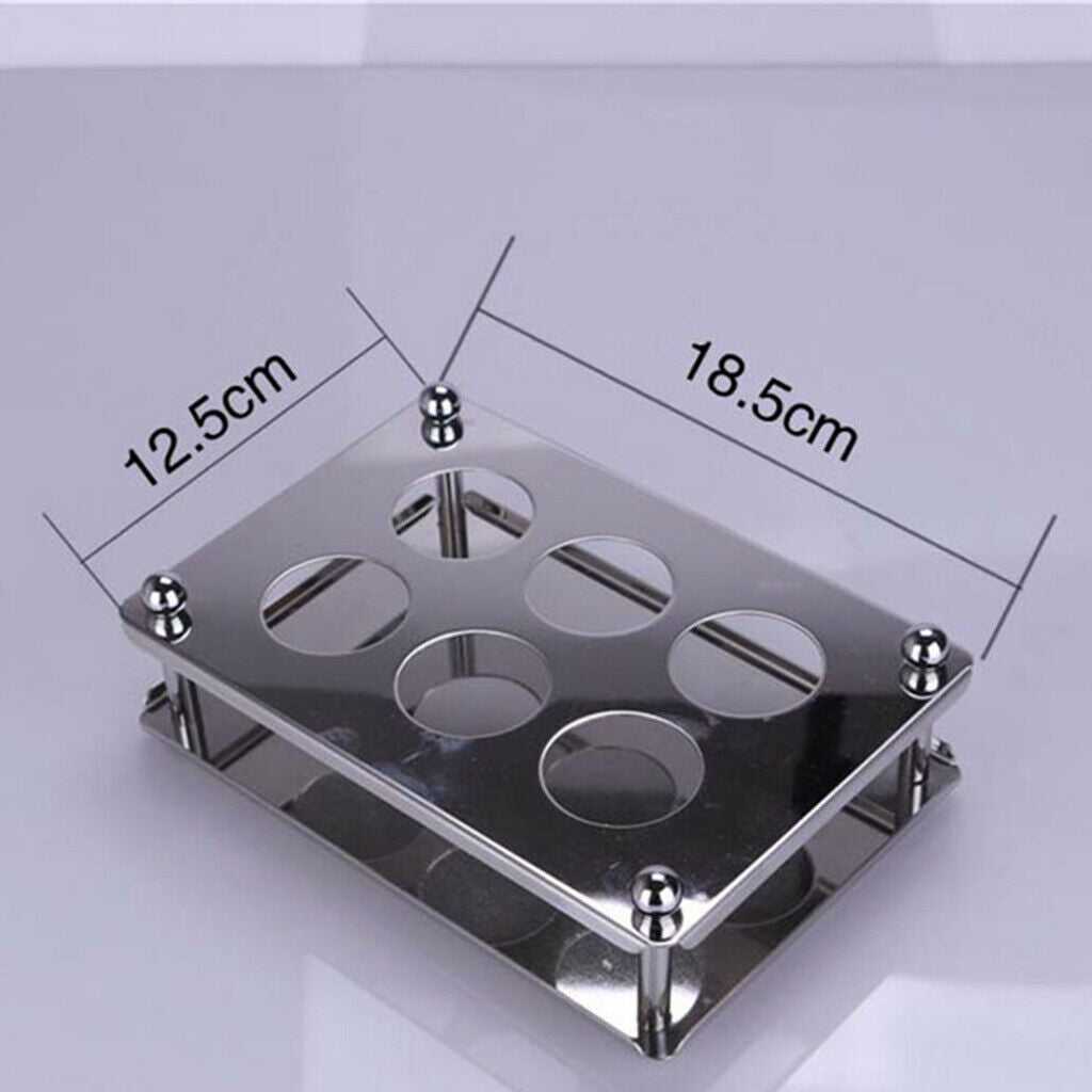 12 Holes/6 Holes Liquor Cup Holders Wine Racks Stainless Steel Wine Rack  #1