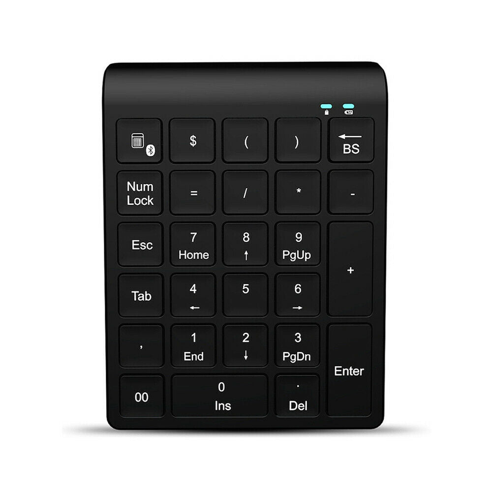27-Key Bluetooth Wireless Numeric Keypad Mini Numpad Digital Accounting Keyboard