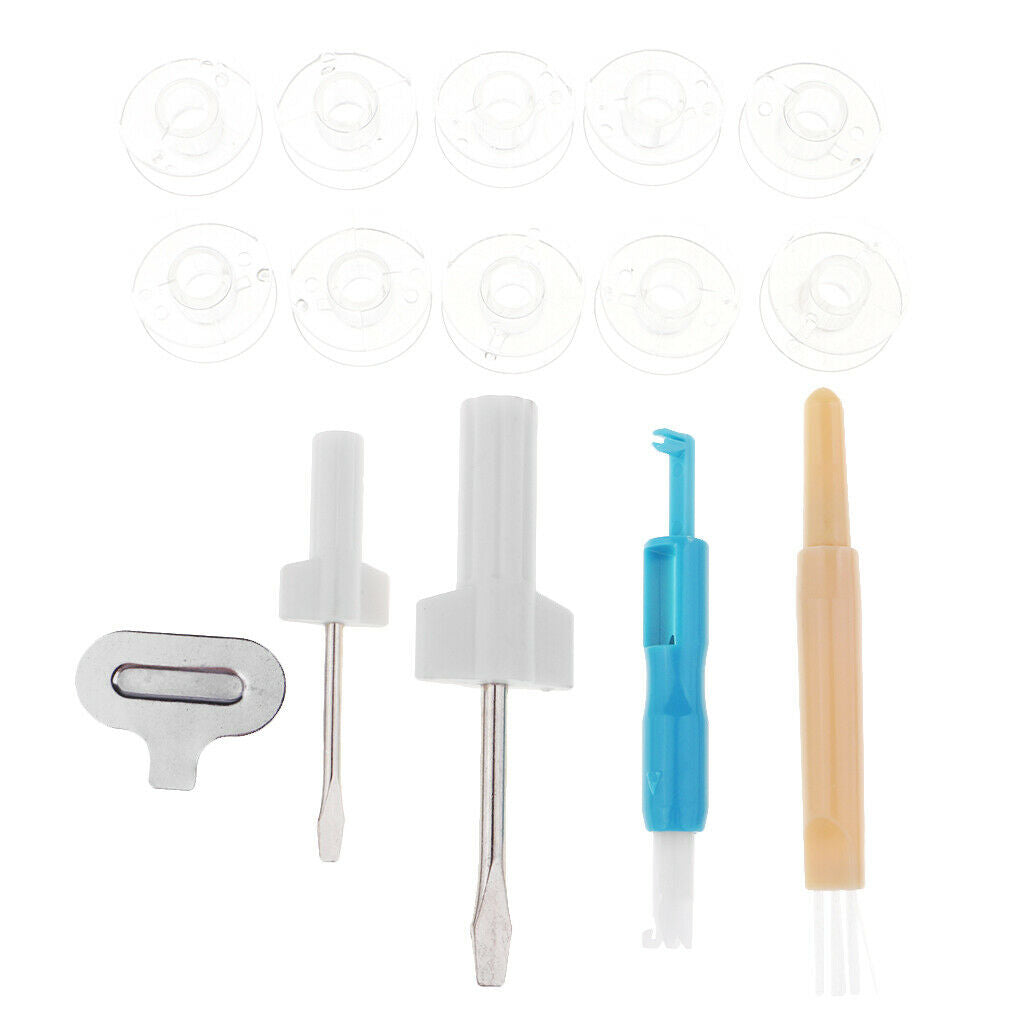 Sewing Machines  Threader Screwdriver Bobbins And Storage Box for DIY