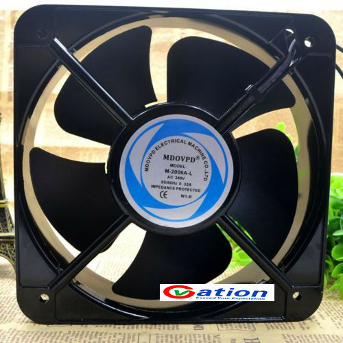 For MDOVPD M-2006A-L Large air volume cooling fan380VAC 0.32A 200X200X60mm 2wire