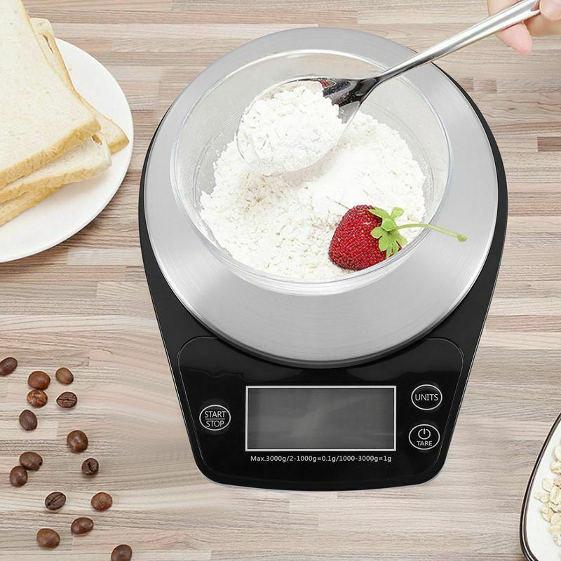 Drip Digital Scale With Timer 0.1-3000G V60 Coffee Kitchen Backing Scale CoffeI1