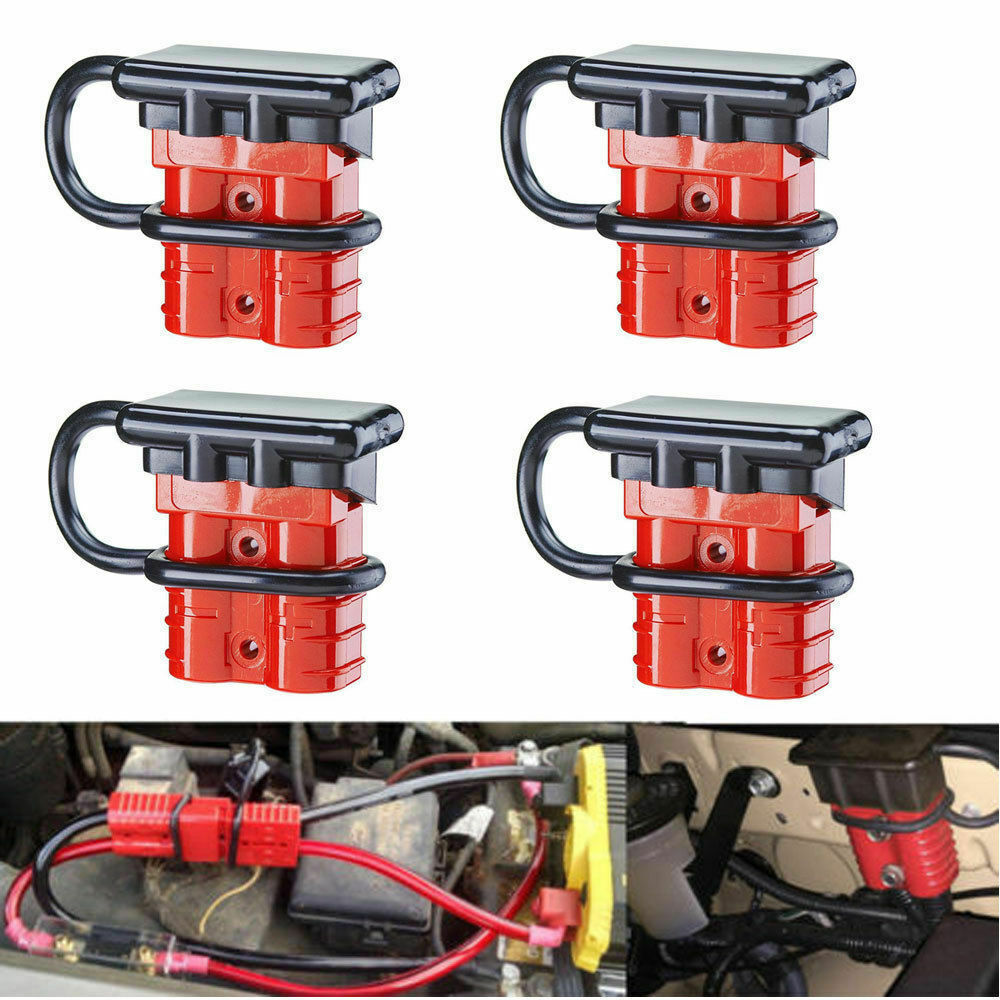 50A Battery Connector Cable Winch Plug Quick Disconnect for 12V 24C Car Vehicles
