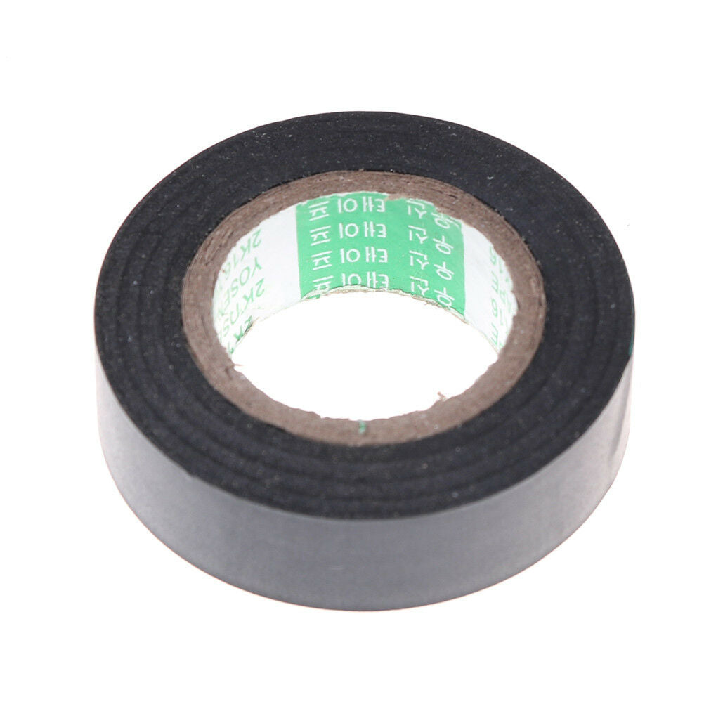Black PVC Electrical Wire Heat Resistant Vinyl Insulating Tape Roll 16mm*20Y1