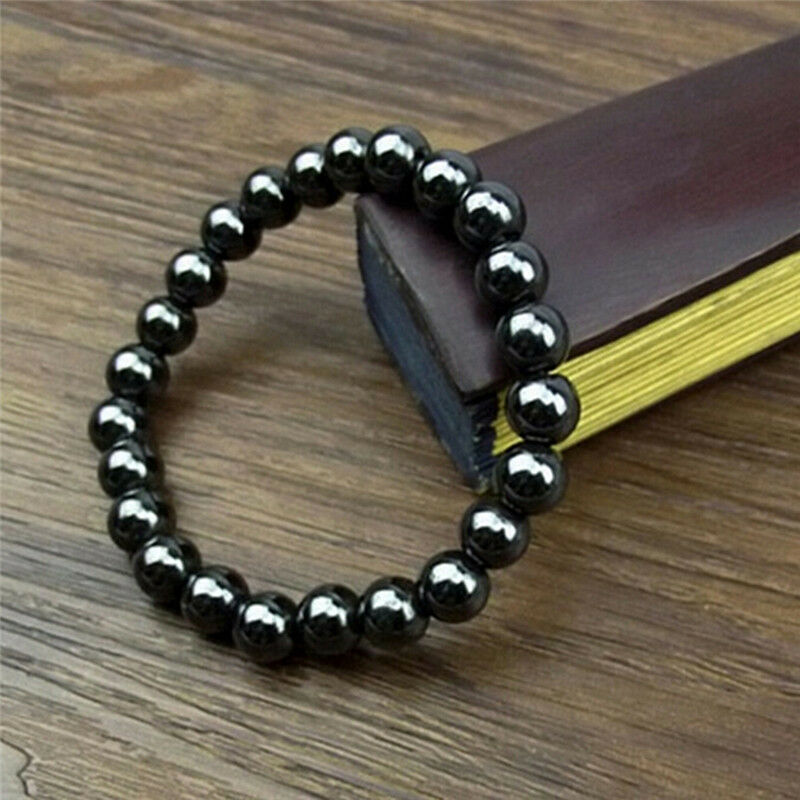 1pc Round Black Stone Bracelet Magnetic Bracel.l8