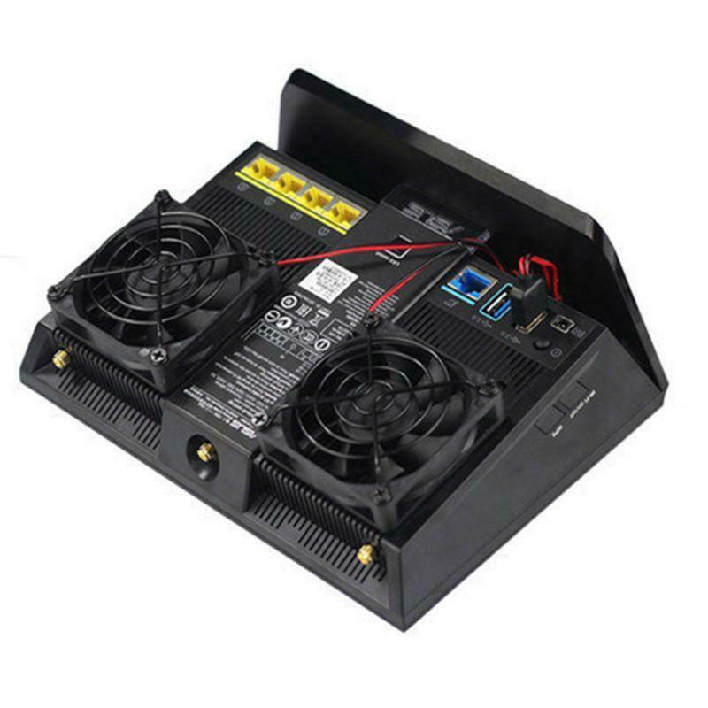 1Set Cooling Fan USB Fan Cooler for A-SUS RT-AC68U/AC86U/AC87U/R8000 Router