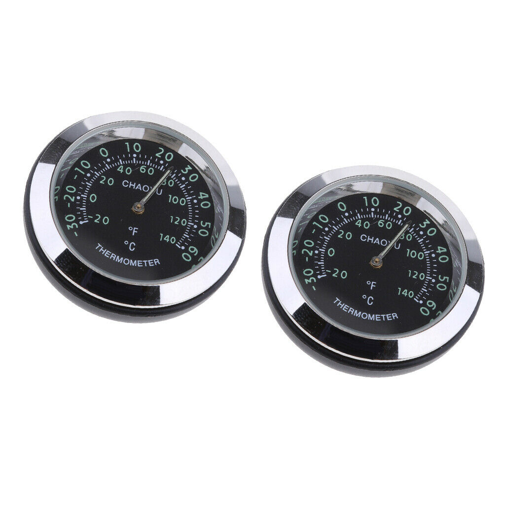 Car Dashboard Thermometer - Mini Vehicle Thermometer Decoration Decor Temp